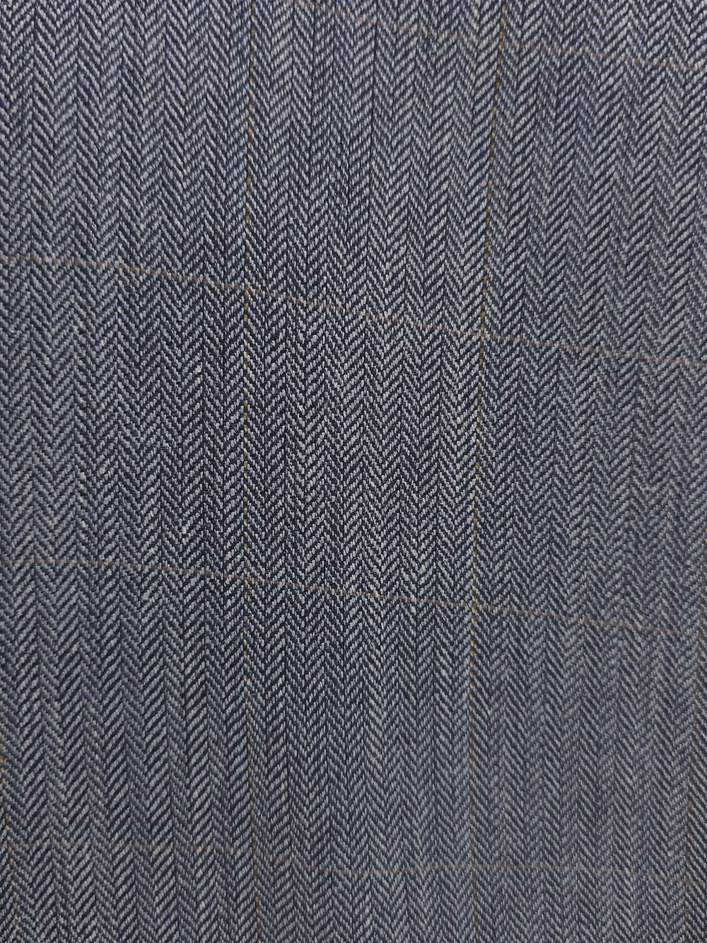 BROOKS BROTHERS Blue Herringbone Check Blazer Sport Coat Silk Wool Linen 41R